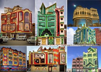 Värvilised majad Boliivias