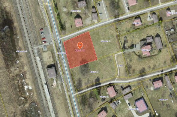 For sale  - land Pärna 13, Tabivere alevik, Tartu vald, Tartu maakond