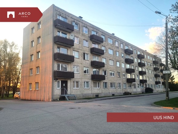 Müüa korter Kalevi  2, Võhma linn, Põhja-Sakala vald, Viljandi maakond