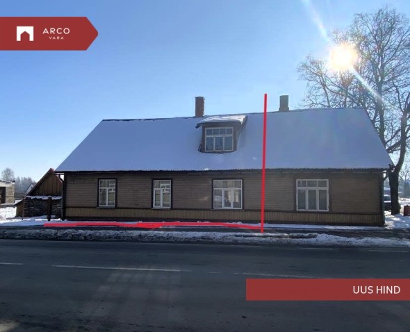 Müüa majaosa Pärnu maantee 43, Abja-Paluoja linn, Mulgi vald, Viljandi maakond
