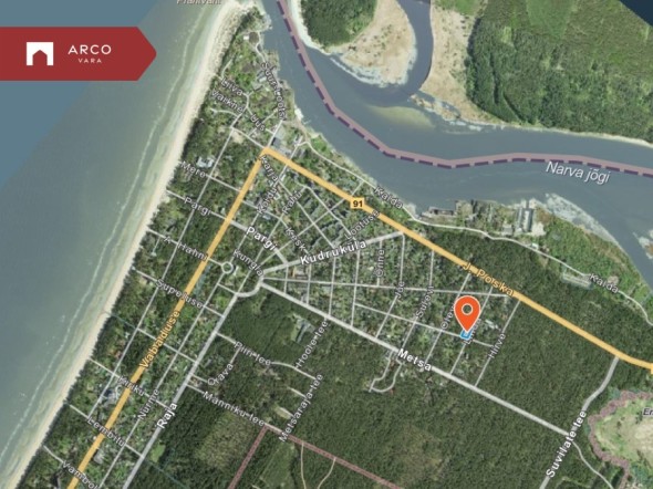 Продаётся земля Kalevi 18a, Narva-Jõesuu linn, Ida-Viru maakond