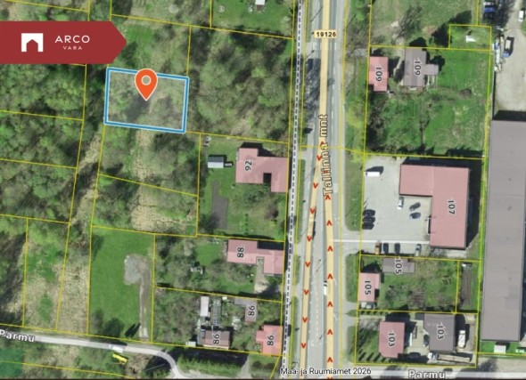 Müüa maa Metalli 9, Ülejõe, Pärnu linn, Pärnu maakond