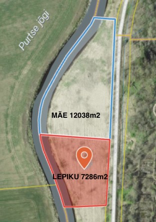 Müüa maa Lepiku, Lohkuse küla, Lüganuse vald, Ida-Viru maakond