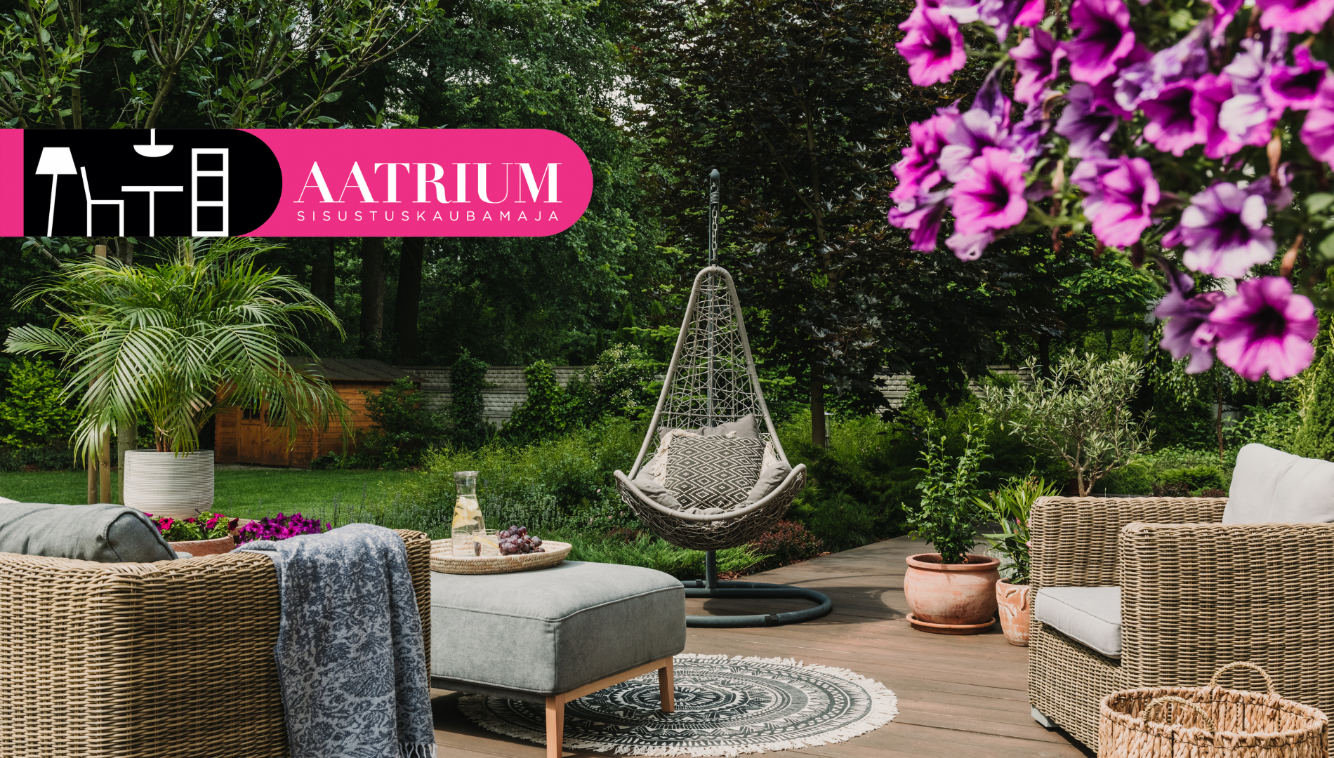Aiamööbli trendid 2024 Aatrium Sisustuskaubamajaga