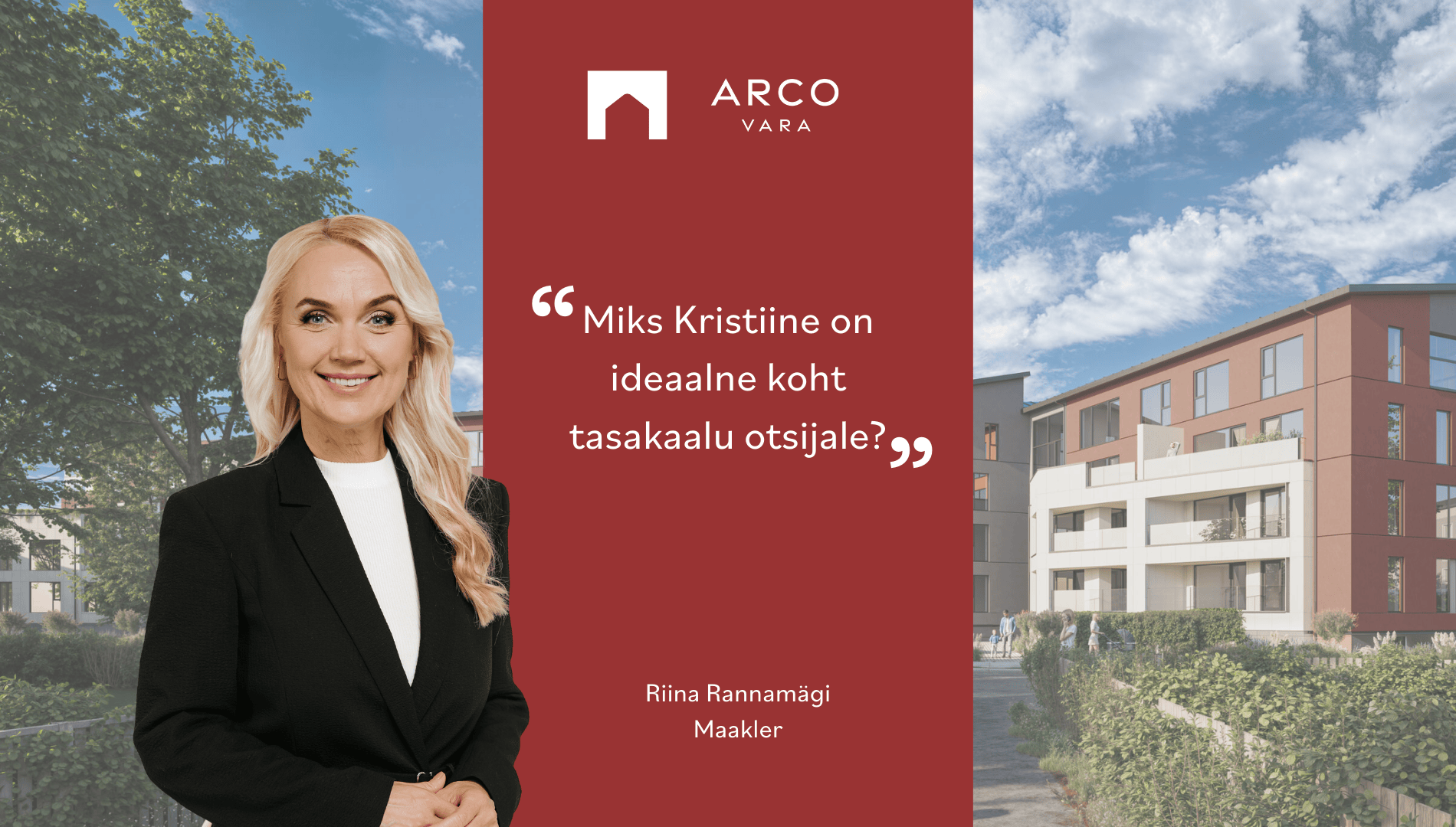 Riina Rannamägi: Miks Kristiine on ideaalne koht tasakaalu otsijale?