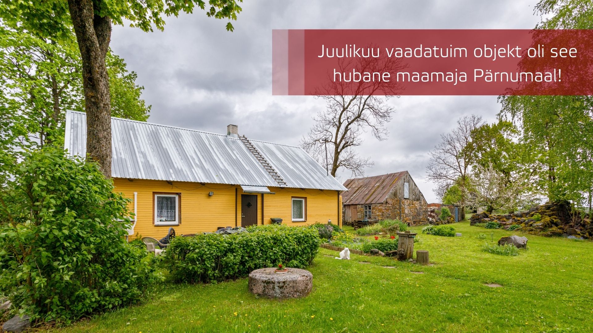 Juulikuu vaadatuimad objektid - põnevaim pakkumine oli maamaja Pärnumaal