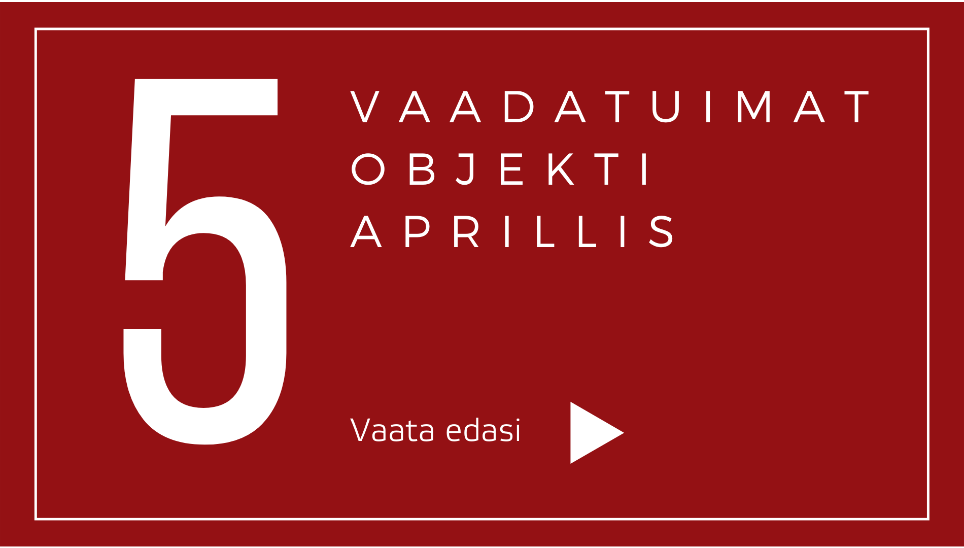 TOP 5 objektid: Aprillis pälvis suurima huvi eramu Pärnu külje all Tammistes