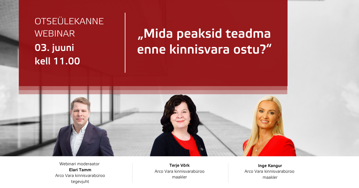 Mida peaksid teadma enne kinnisvaraostu?