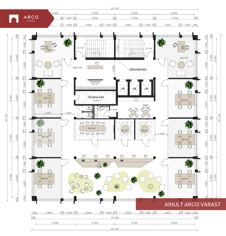 Продаётся офисное помещение Vana-Narva maantee 20b, Tallinn, Maardu linn, Harju maakond