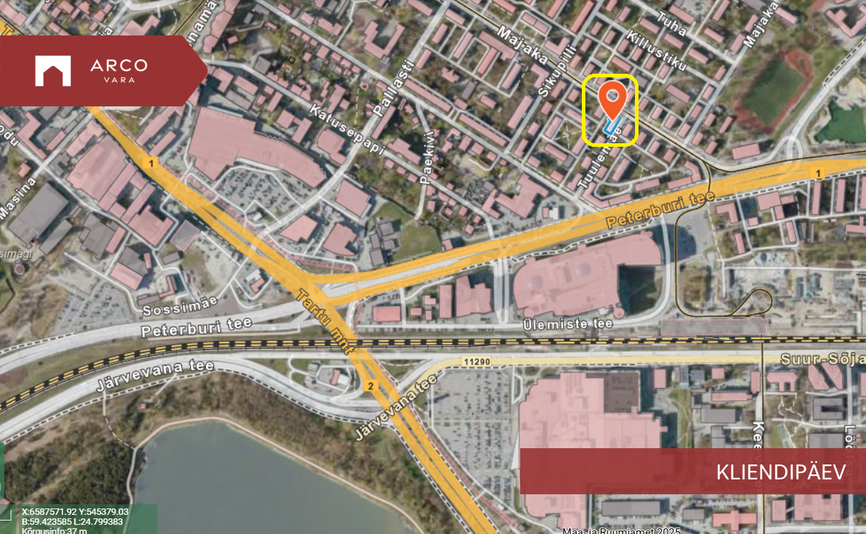 Продаётся квартира Majaka  46, Kesklinn (Tallinn), Tallinn, Harju maakond