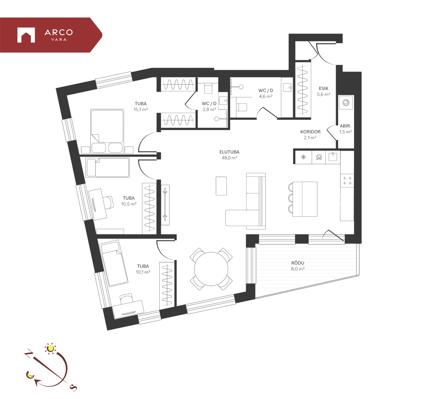 For sale  - apartment Spordi  3b, Kristiine linnaosa, Tallinn, Harju maakond