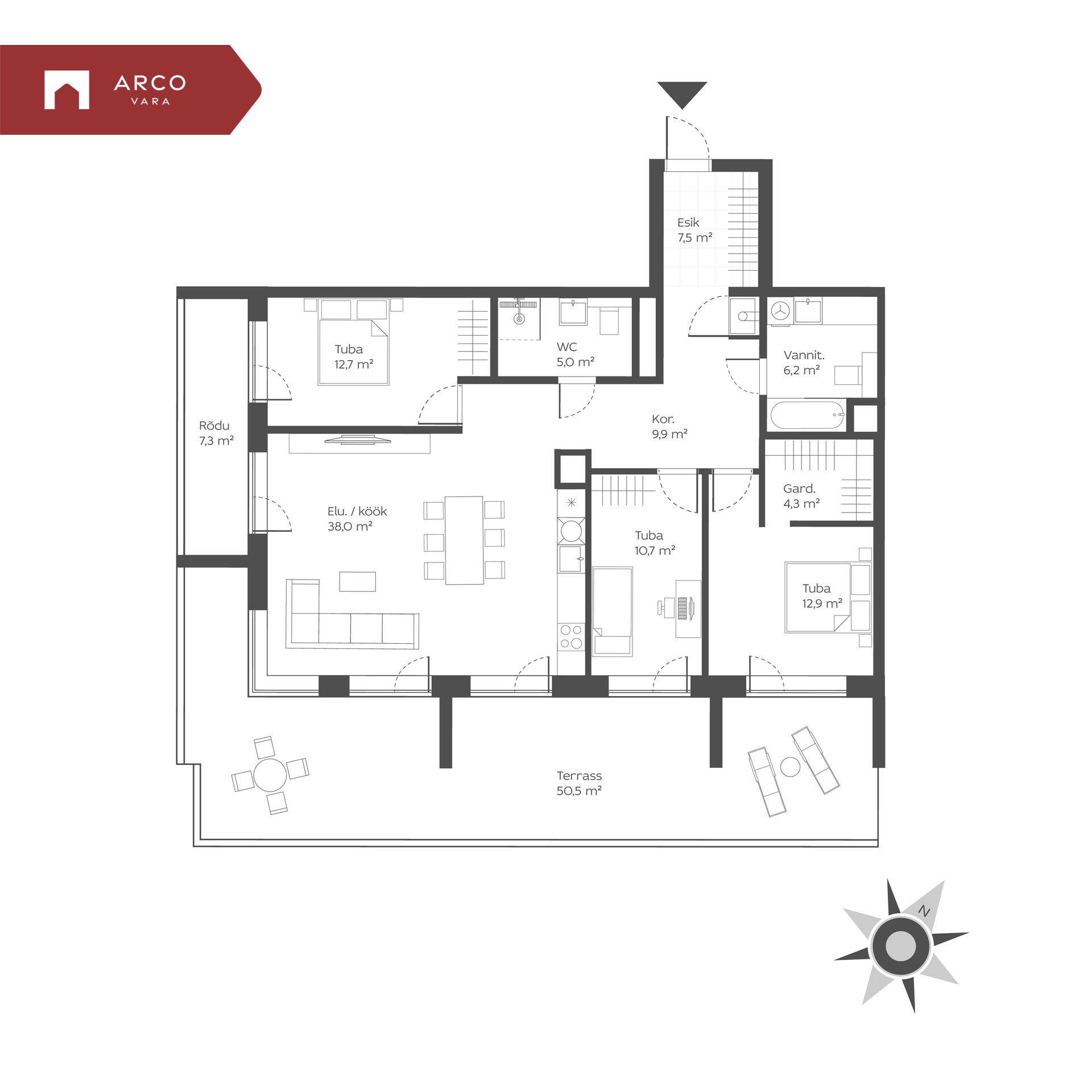 For sale - apartment Lammi 8-92, Haabersti linnaosa, Tallinn, Harju maakond