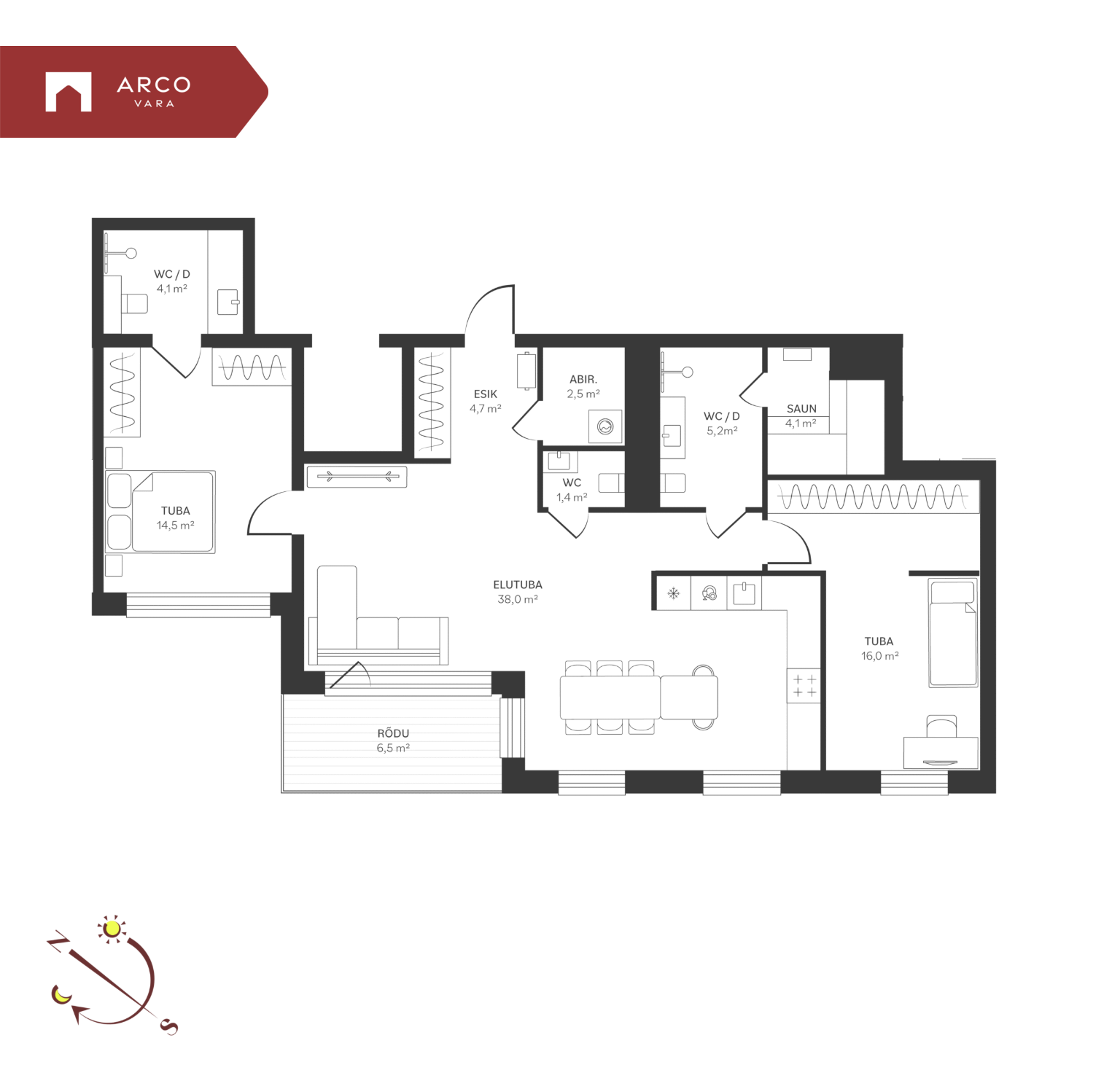 For sale  - apartment Spordi  3a-30, Kristiine linnaosa, Tallinn, Harju maakond