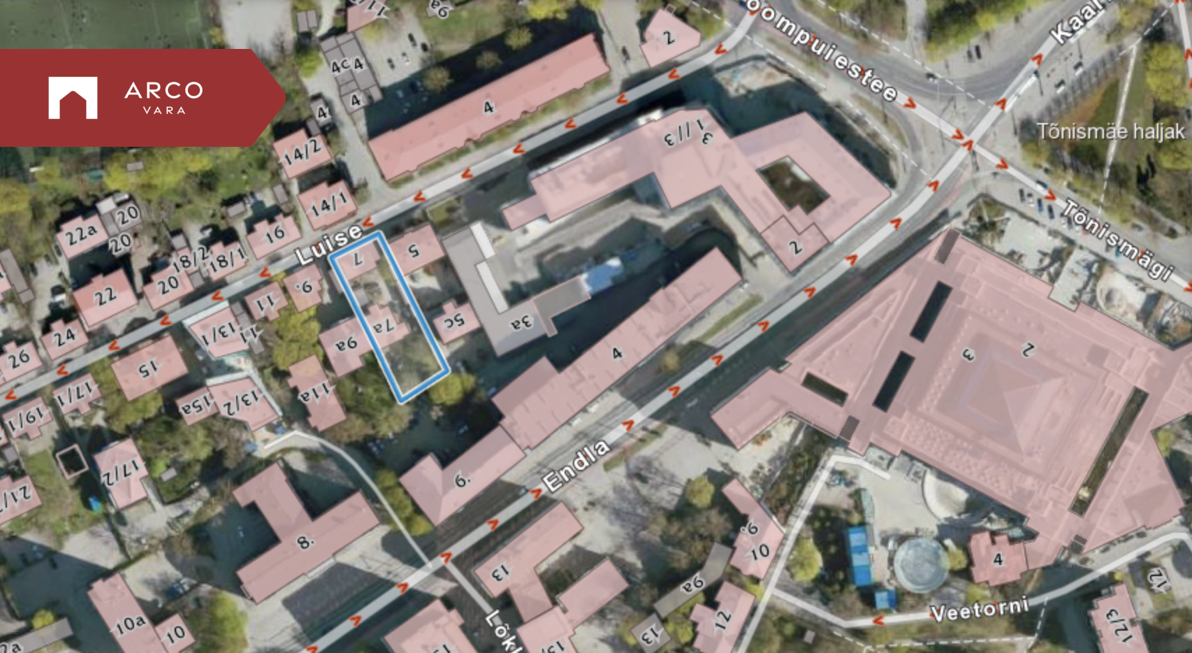 Üürile anda korter Luise 7a, Kesklinn (Tallinn), Tallinn, Harju maakond