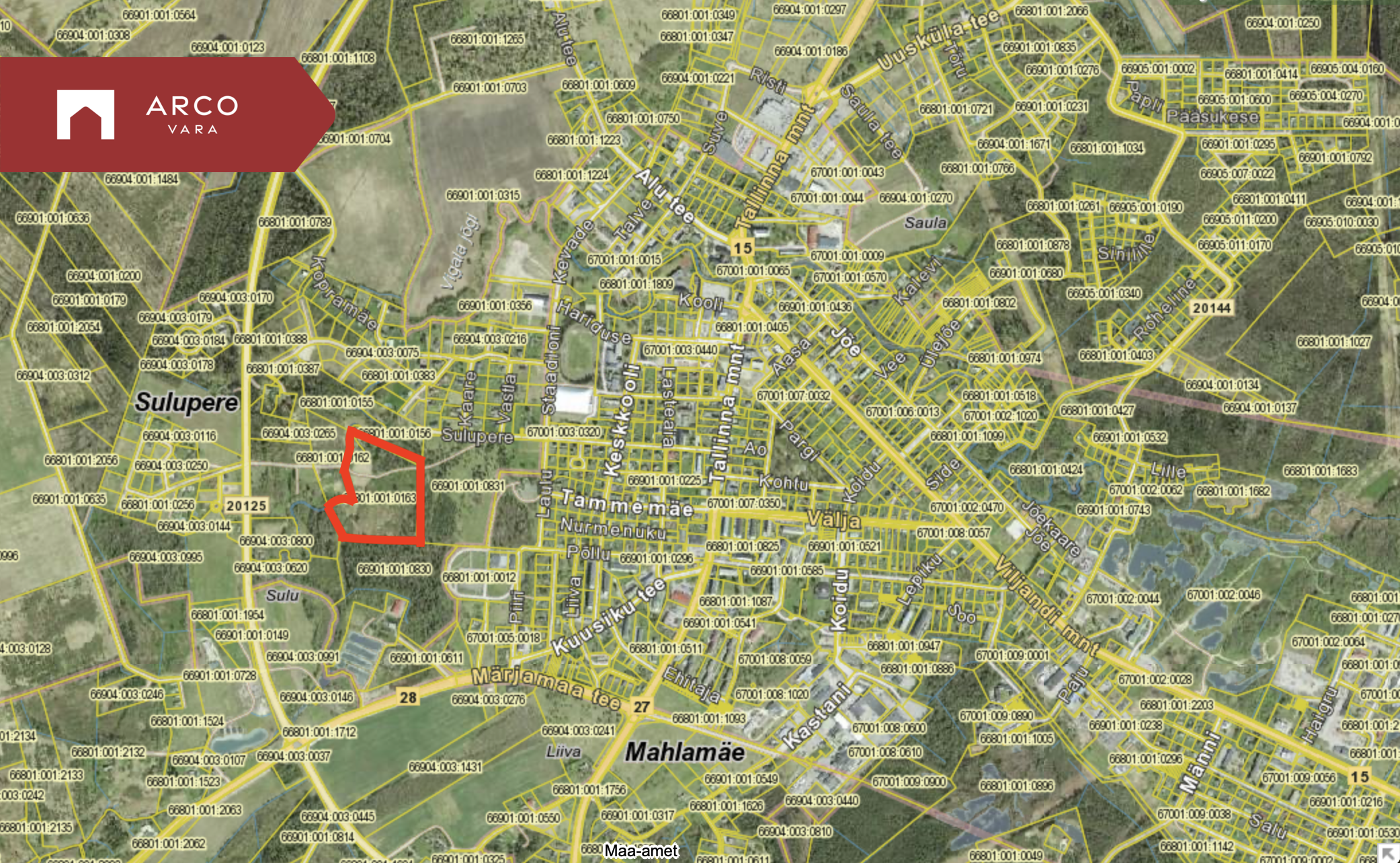 Müüa maa Sulujõe, Sulupere küla, Rapla vald, Rapla maakond