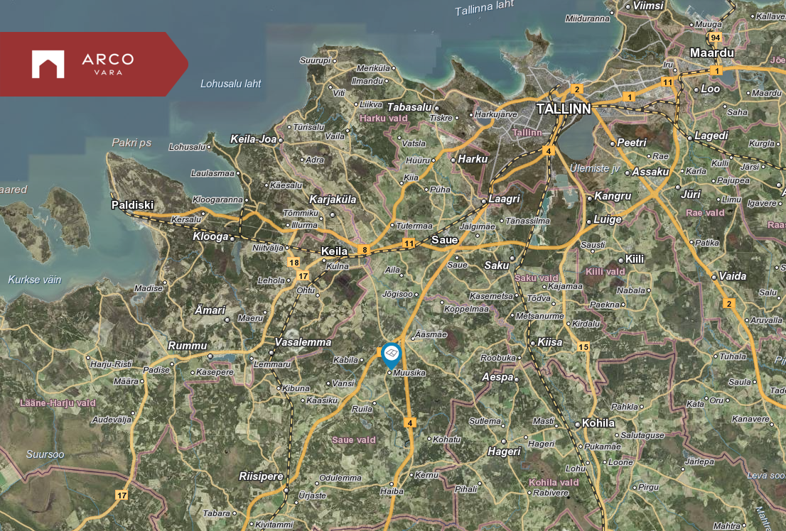 Продаётся земля Karja, Muusika küla, Saue vald, Harju maakond