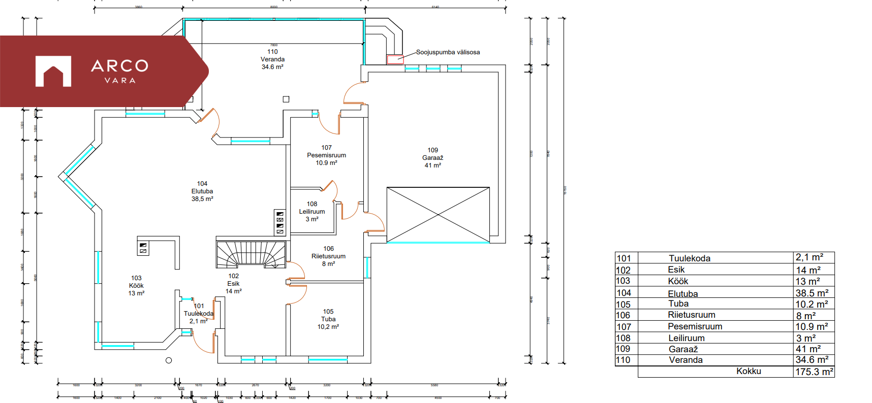 For sale - house Koidu tee 7, Kelvingi küla, Viimsi vald, Harju maakond