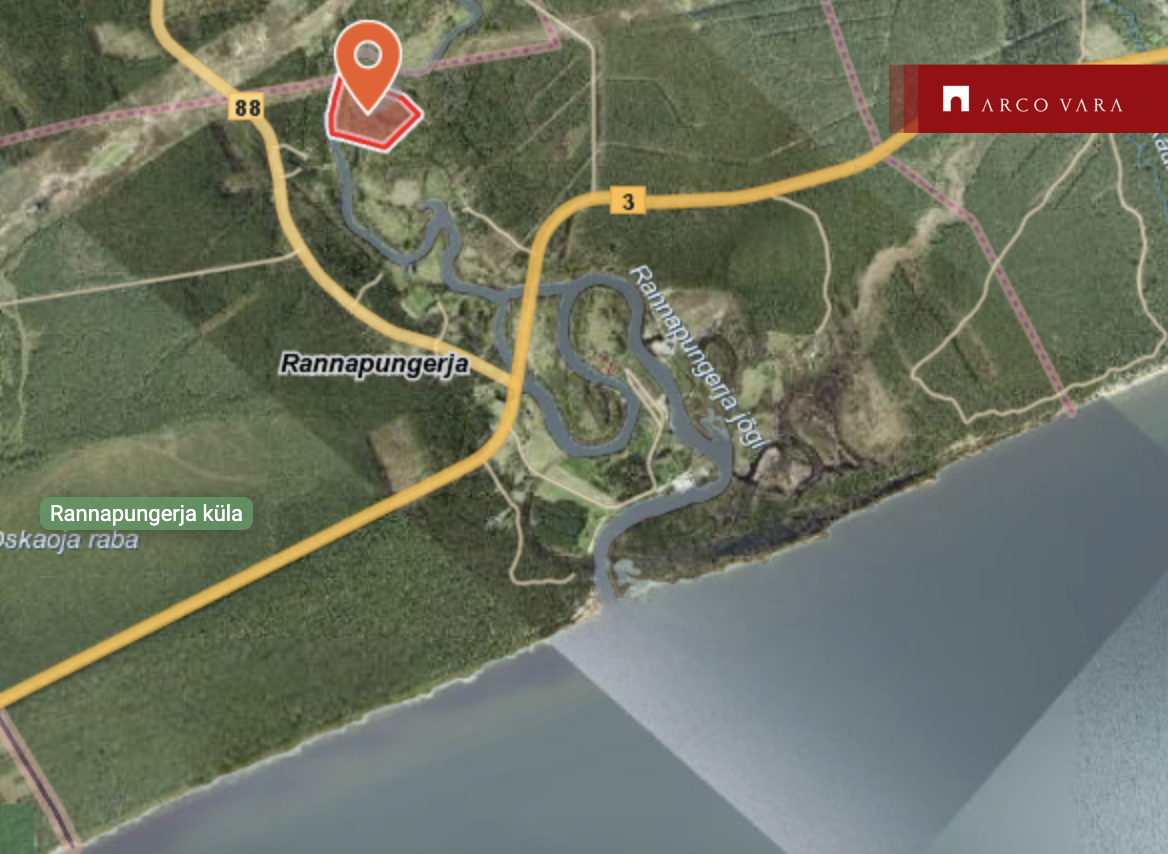 Müüa maa Tammepealse, Rannapungerja küla, Alutaguse vald, Ida-Viru maakond