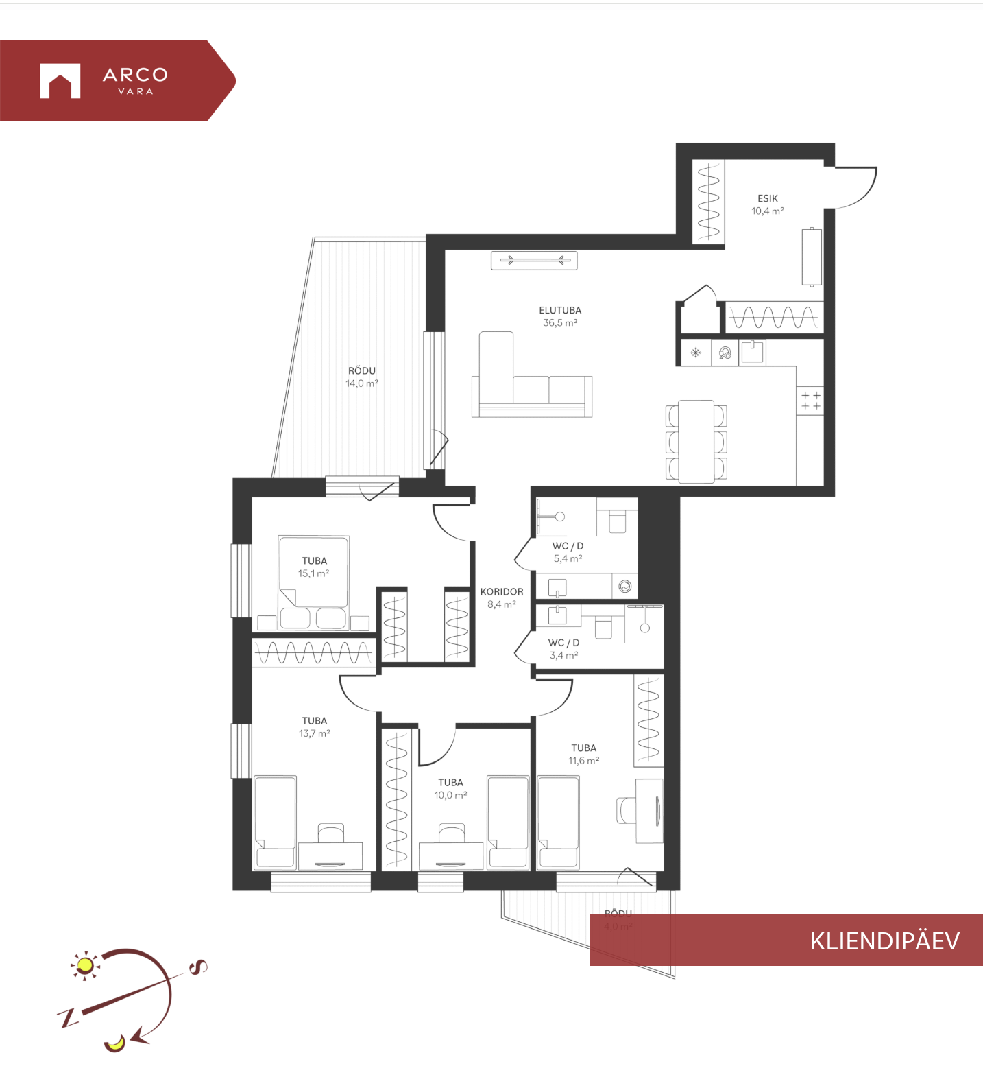 Продаётся квартира Spordi 3b, Kristiine linnaosa, Tallinn, Harju maakond