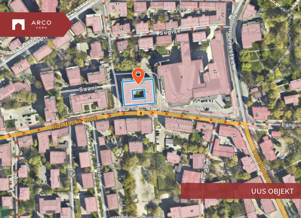 Müüa büroopind Suve 2, Põhja-Tallinna linnaosa, Tallinn, Harju maakond