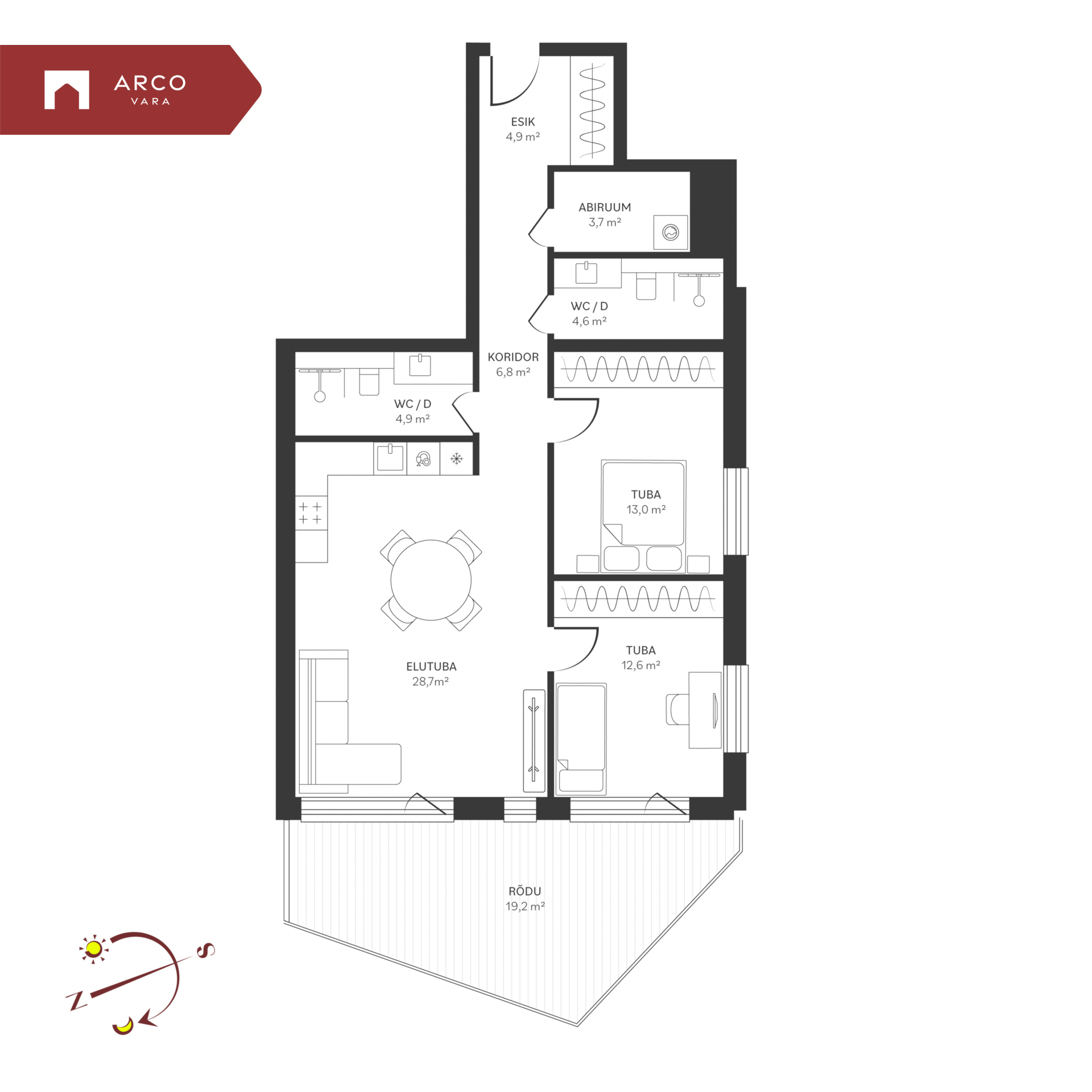 Müüa korter Spordi 3b, Kristiine linnaosa, Tallinn, Harju maakond