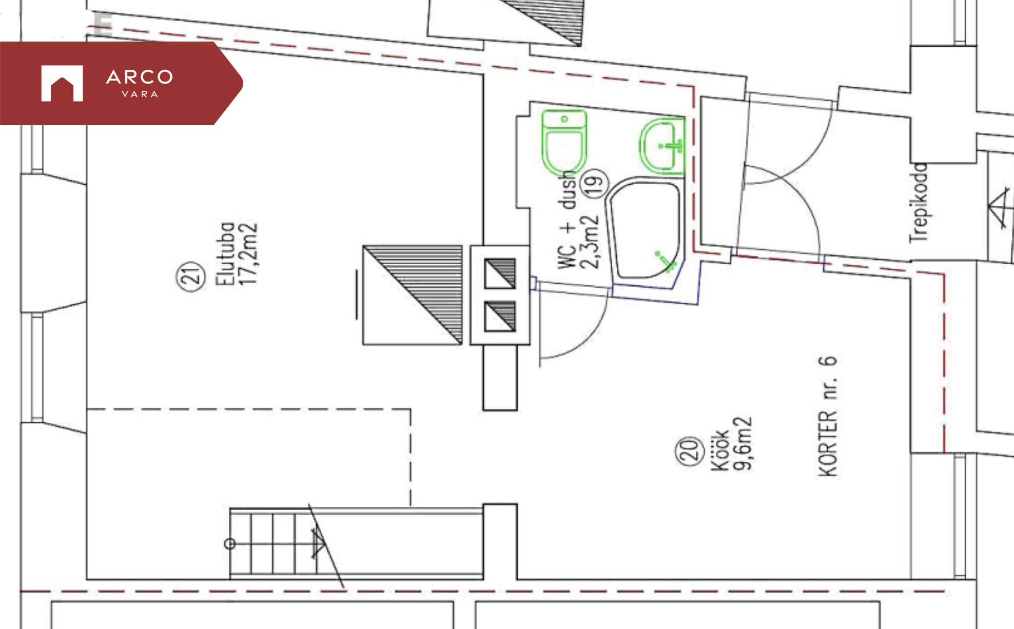 Продаётся квартира Kastani 66, Vaksali, Tartu linn, Tartu maakond