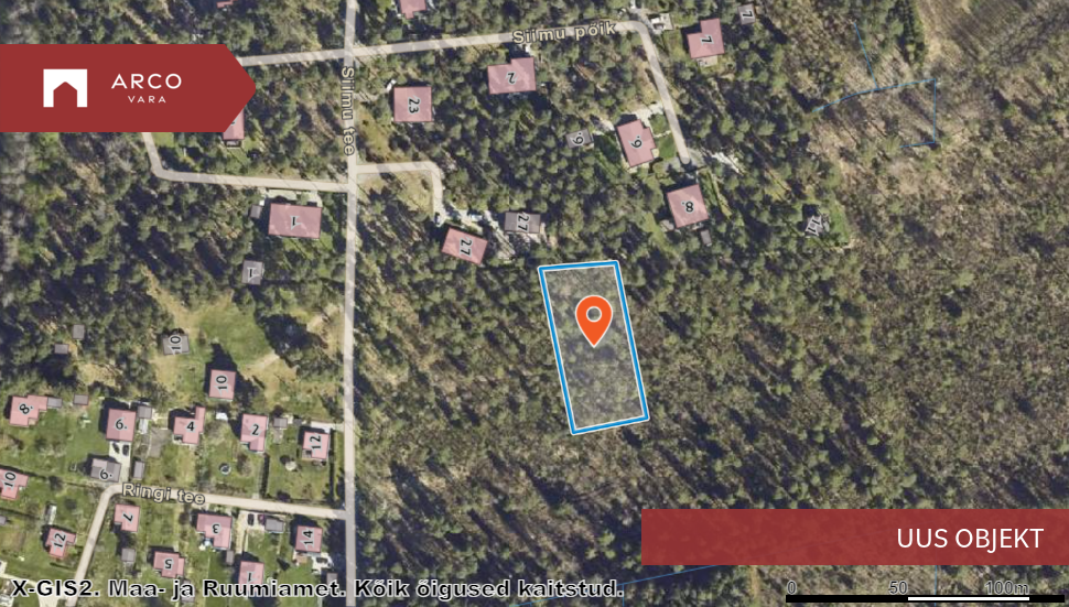 Müüa maa Ruusamäe tee 6, Laadi küla, Häädemeeste vald, Pärnu maakond