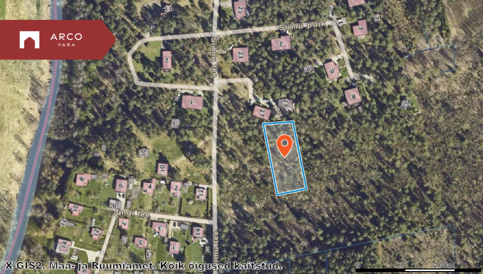 Müüa maa Ruusamäe tee 4, Laadi küla, Häädemeeste vald, Pärnu maakond