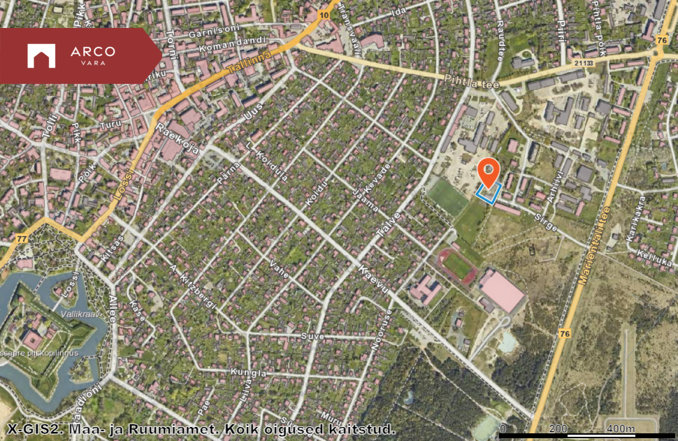 For sale - land Kaare 10a, Kuressaare linn, Saaremaa vald, Saare maakond