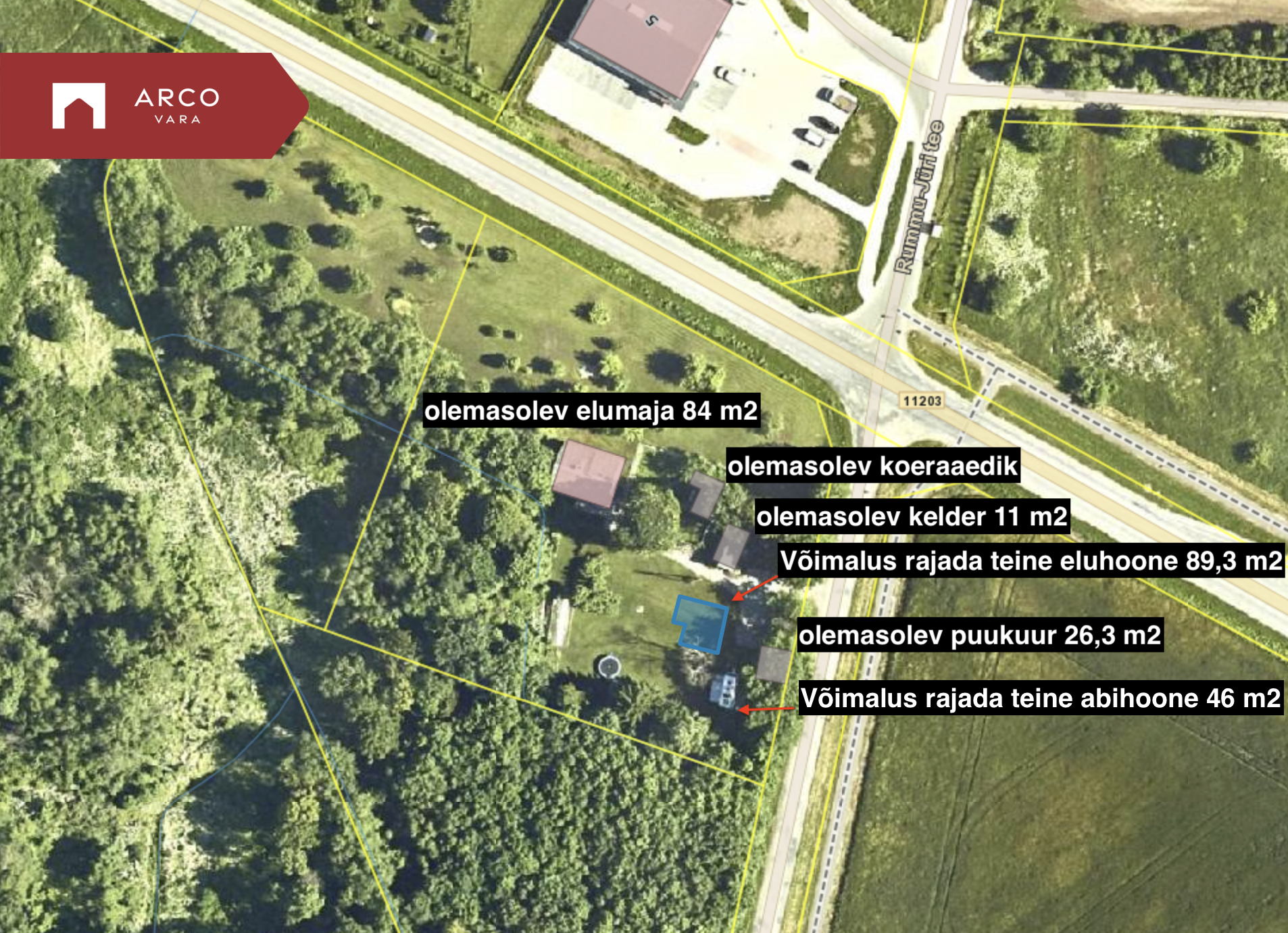 Müüa maa Saluoja, Oru küla, Kose vald, Harju maakond