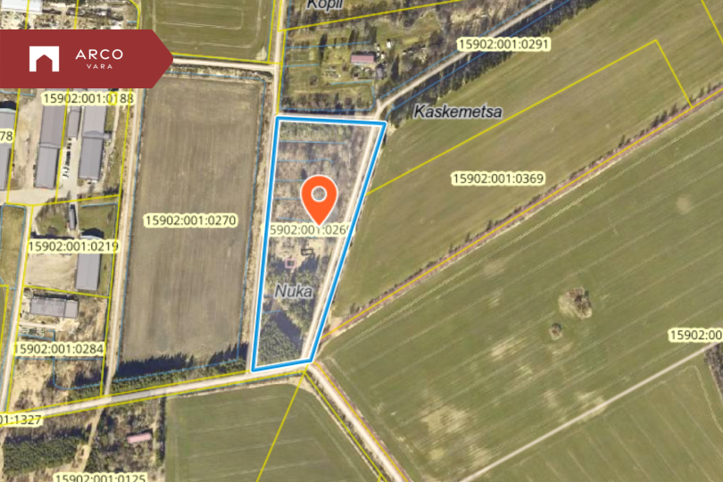 Продаётся земля Nuka, Jõõpre küla, Pärnu linn, Pärnu maakond