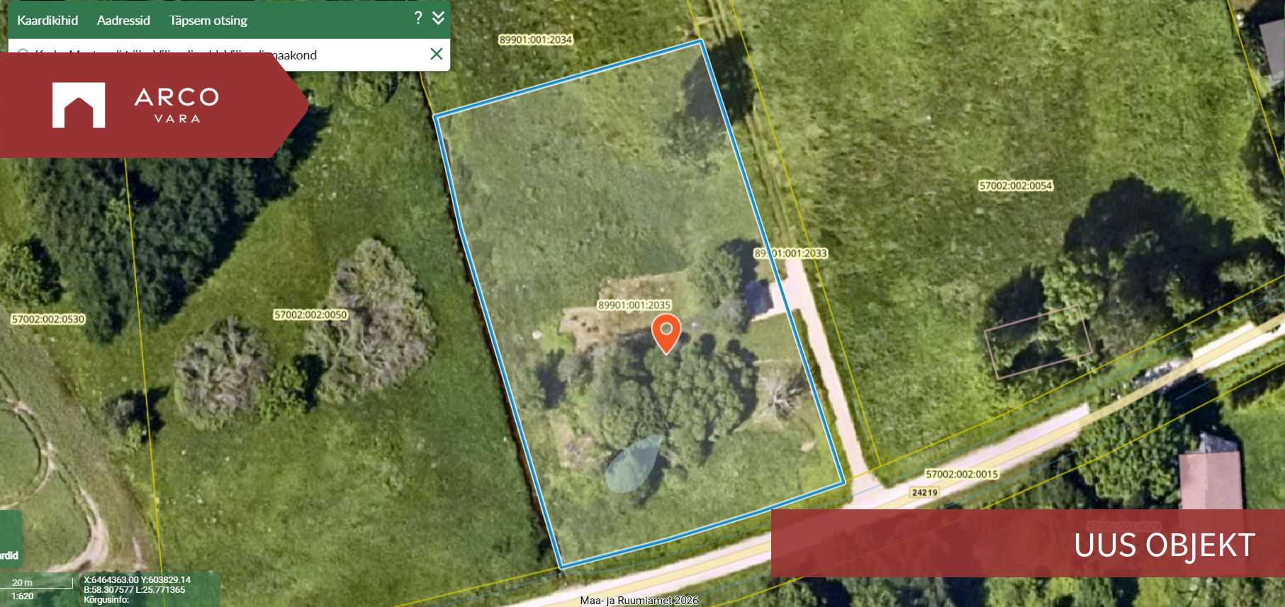 For sale - land Karla, Mustapali küla, Viljandi vald, Viljandi maakond