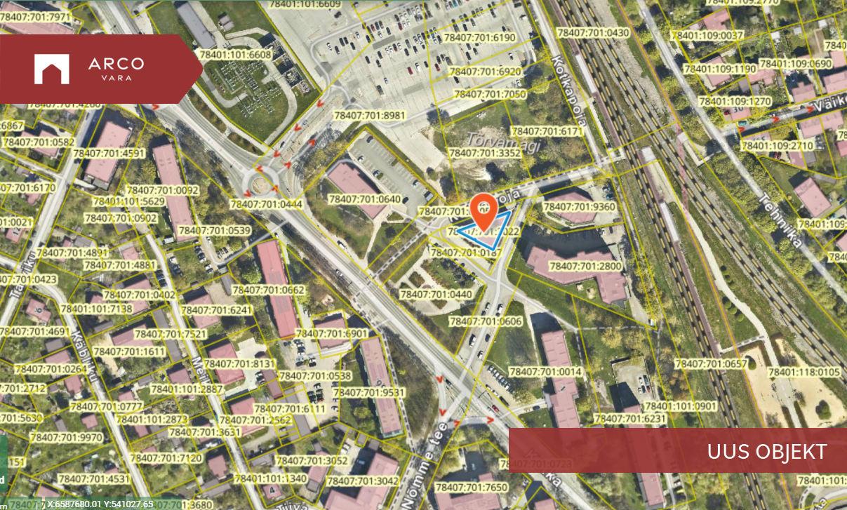 Müüa büroopind Kotkapoja 2a, Kristiine linnaosa, Tallinn, Harju maakond
