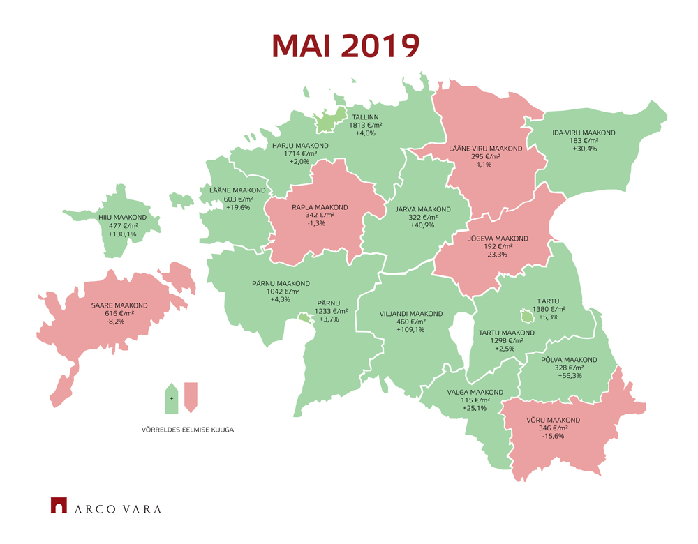 Eesti kinnisvaraturu maikuu lühiülevaade   