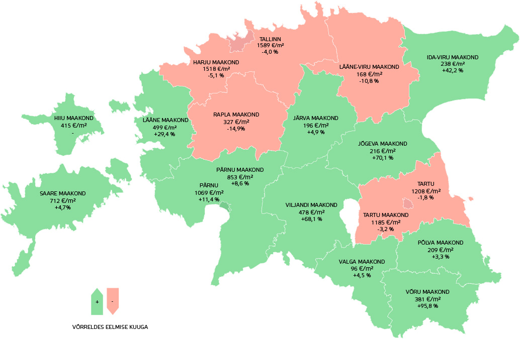 Tallinna kinnisvaraturg rahuneb, muu Eesti aktiveerub