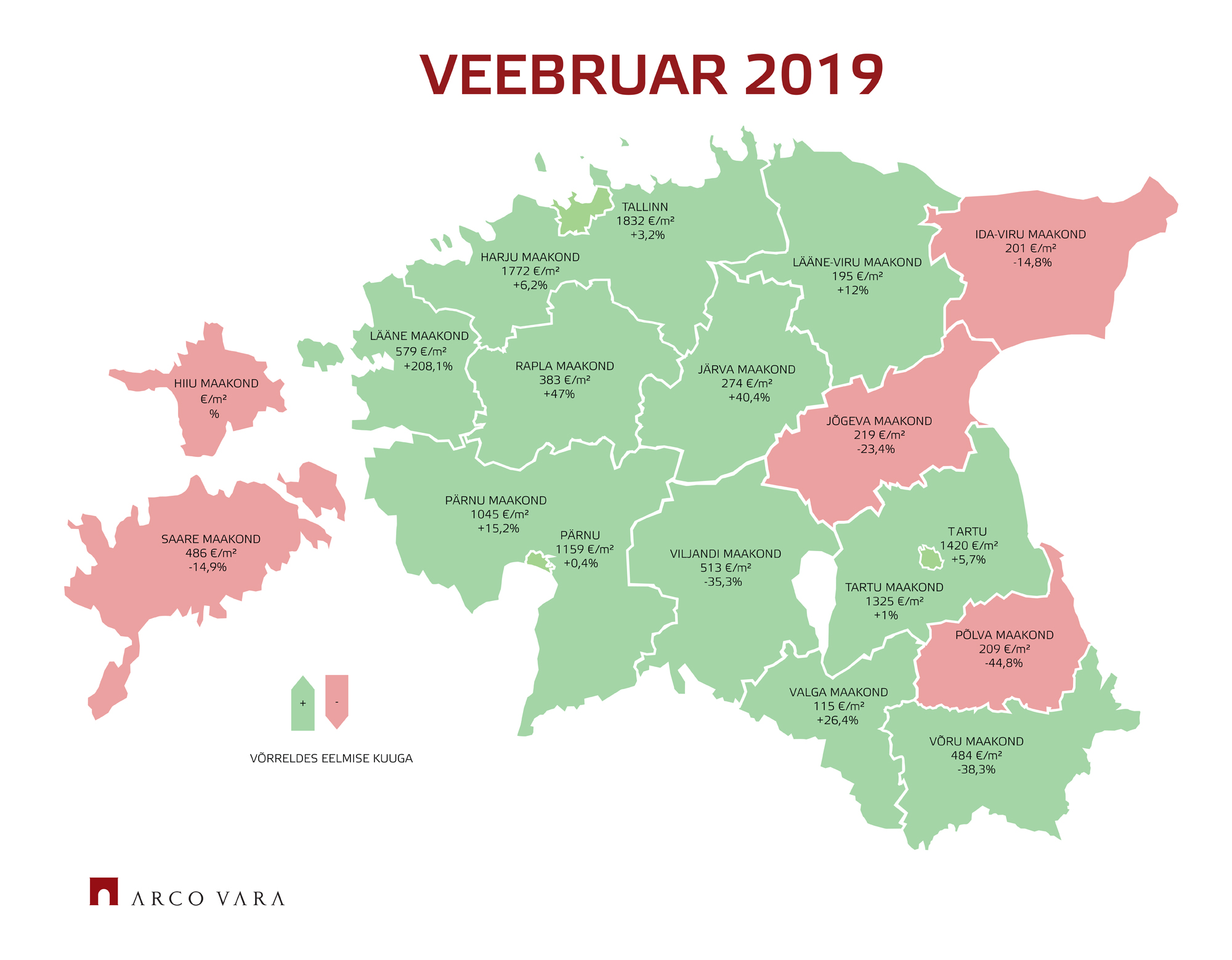 Eesti kinnisvaraturu veebruarikuu lühiülevaade