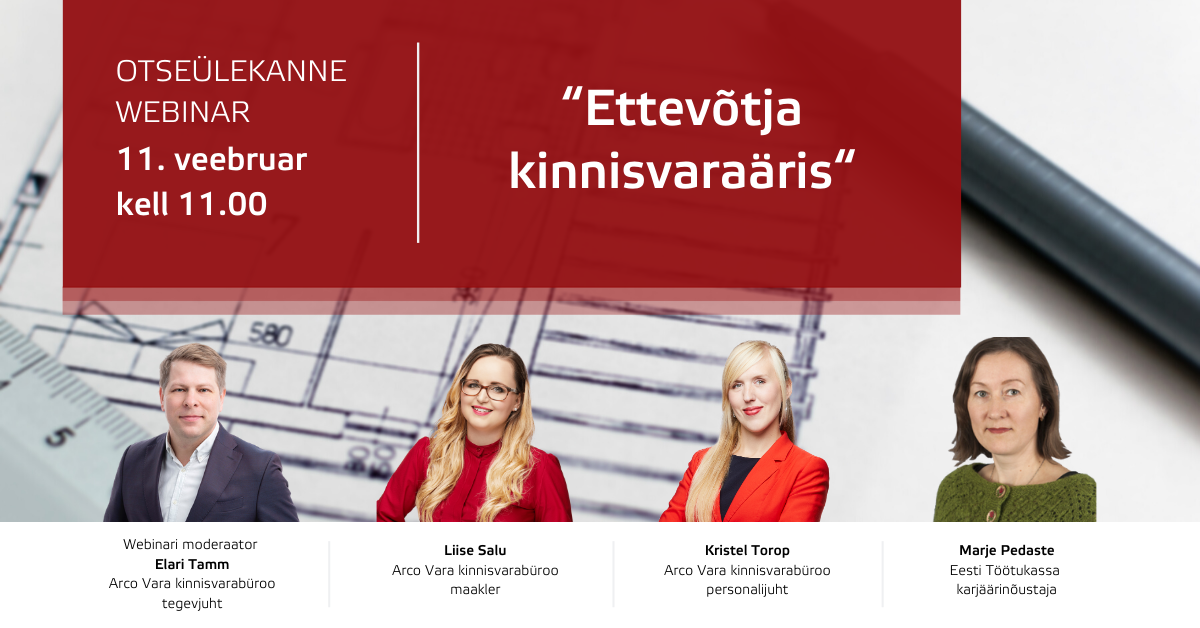 Webinar: “Ettevõtja kinnisvaraäris“